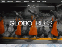 Tablet Screenshot of globotreks.com